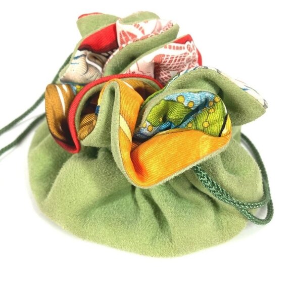 HERMES Bijoux Animal Pattern Drawstring pouch Multi-purpose Pouch Multicolore - Picture 2 of 10